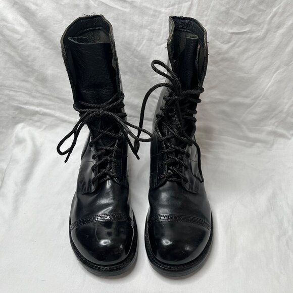 Corcoran 1500 Mens Black Leather Military Combat Boots Size 13 EE - Picture 4 of 14